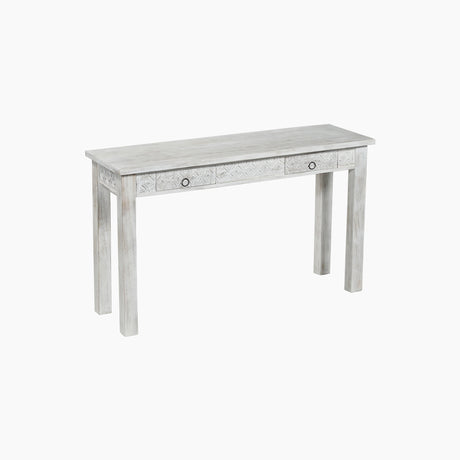 Akmaral Rustic Two Drawer Console Table