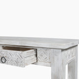 Akmaral Rustic Two Drawer Console Table