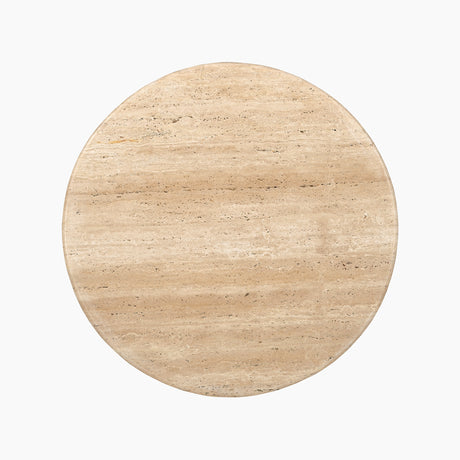 Chloe Travertine Top Coffee Table