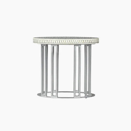 Verdant Bone Inlay End Table