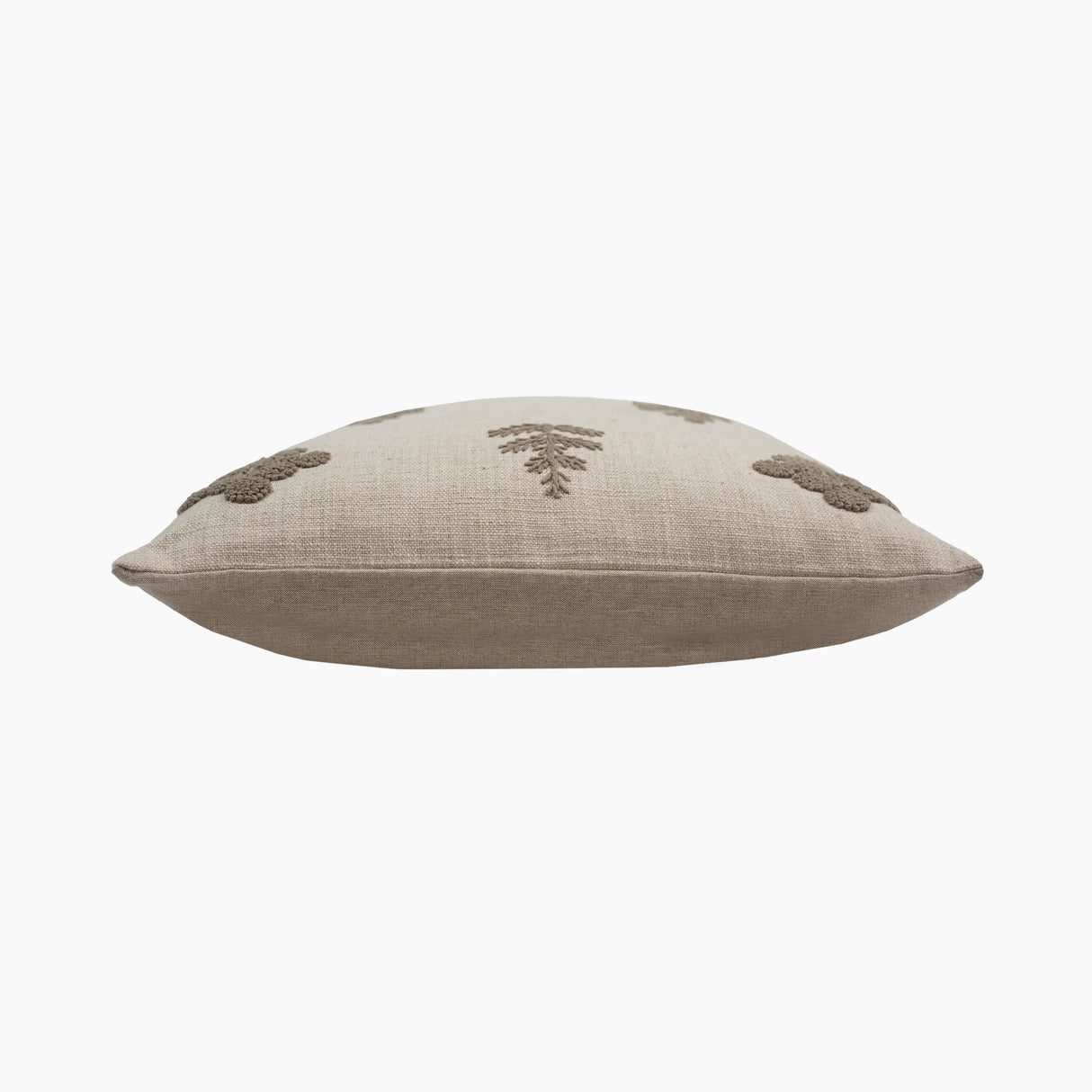 Denzel Olive Green Cotton-Linen Cushion