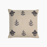 Denzel Blue Cotton-Linen Cushion