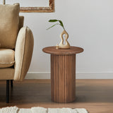 Konrad Ribbed End Table