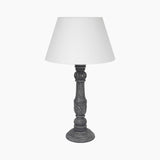 Adeline Black Wooden Table Lamp