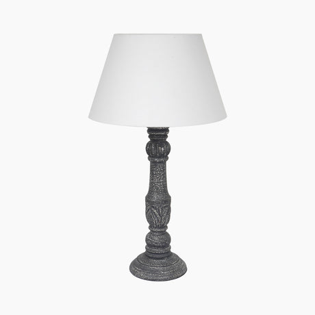 Adeline Black Wooden Table Lamp