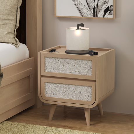 Oxy Two Drawer Side Table