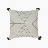 Parin Geometric Embroidered Cotton Cushion