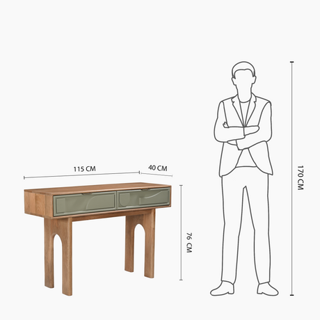 Pixel Two Drawer Console Table