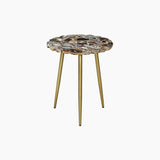 Myra Blue & Black End Table