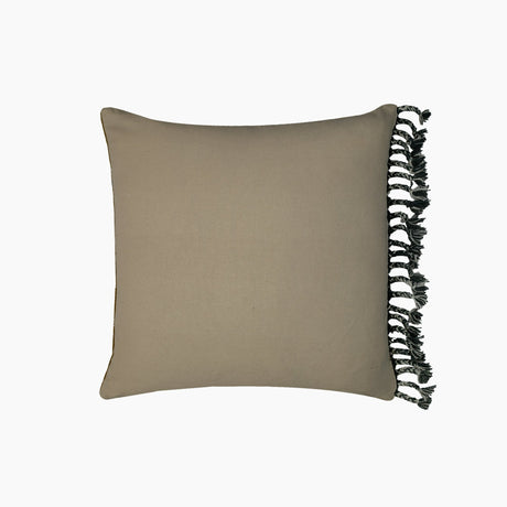 Lopa Yellow Cotton-Linen cushion