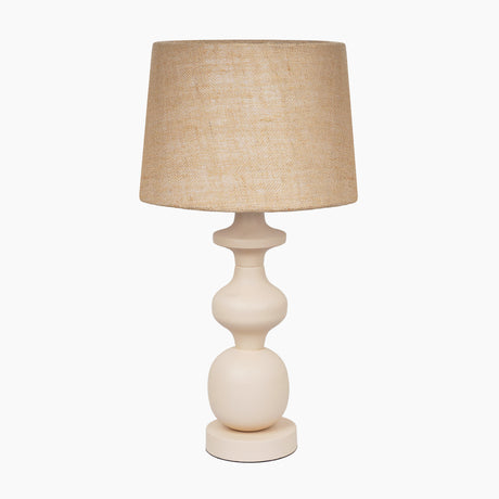 Alden Beige Metal Table Lamp