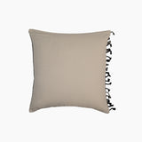 Siyali Black Cotton Cushion