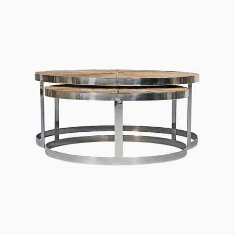 Jose Reclaimed Wood Nesting Coffee Tables