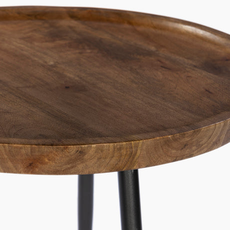 Wren Wood-Metal End Table