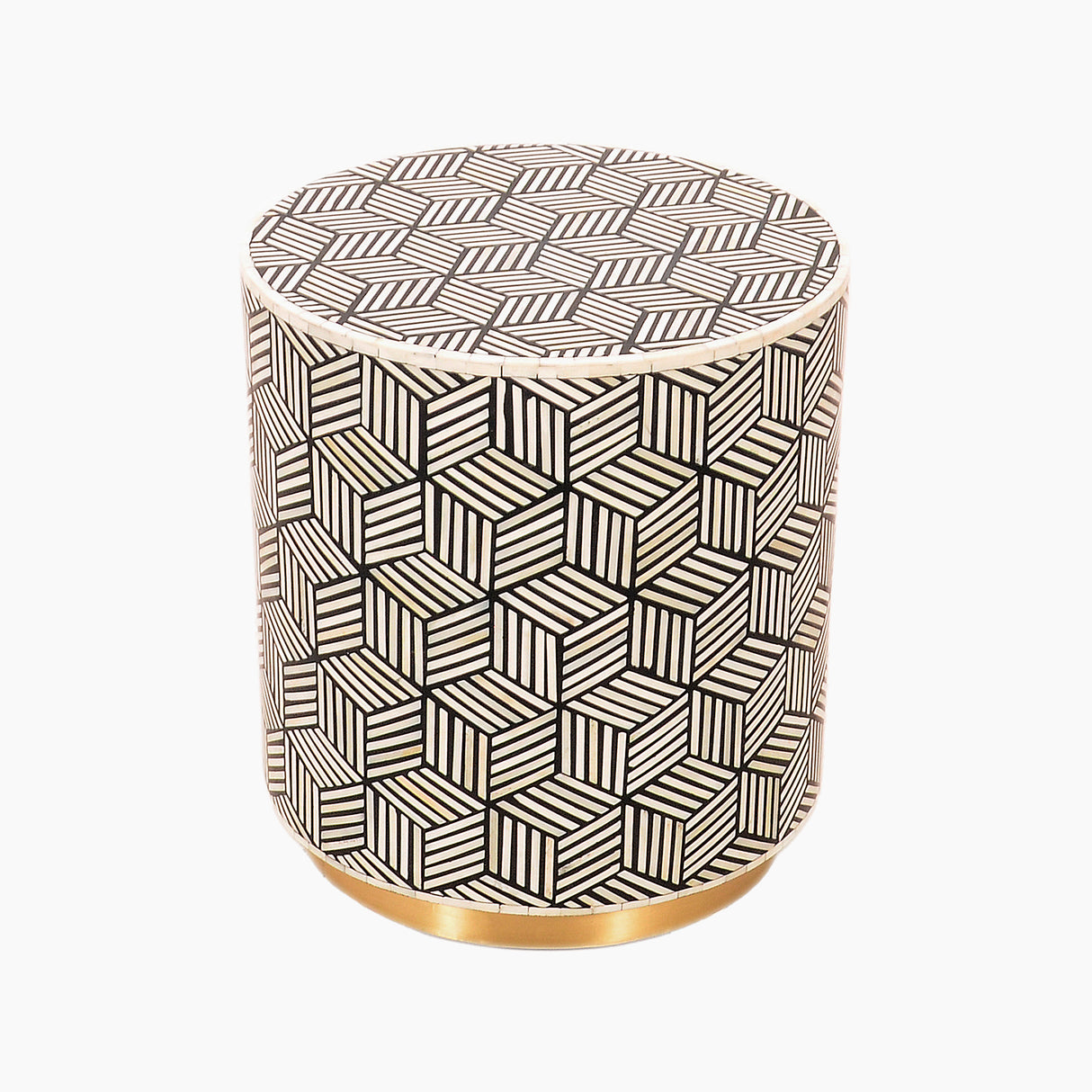 Sienna Bone Inlay End Table