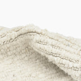 Zola Wool Hand Carded White Rug