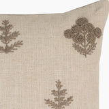 Denzel Olive Green Cotton-Linen Cushion