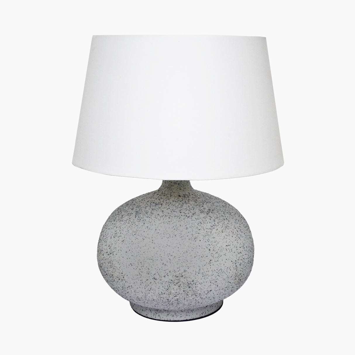 Hugo Textured Grey Metal Table Lamp