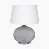 Hugo Textured Grey Metal Table Lamp