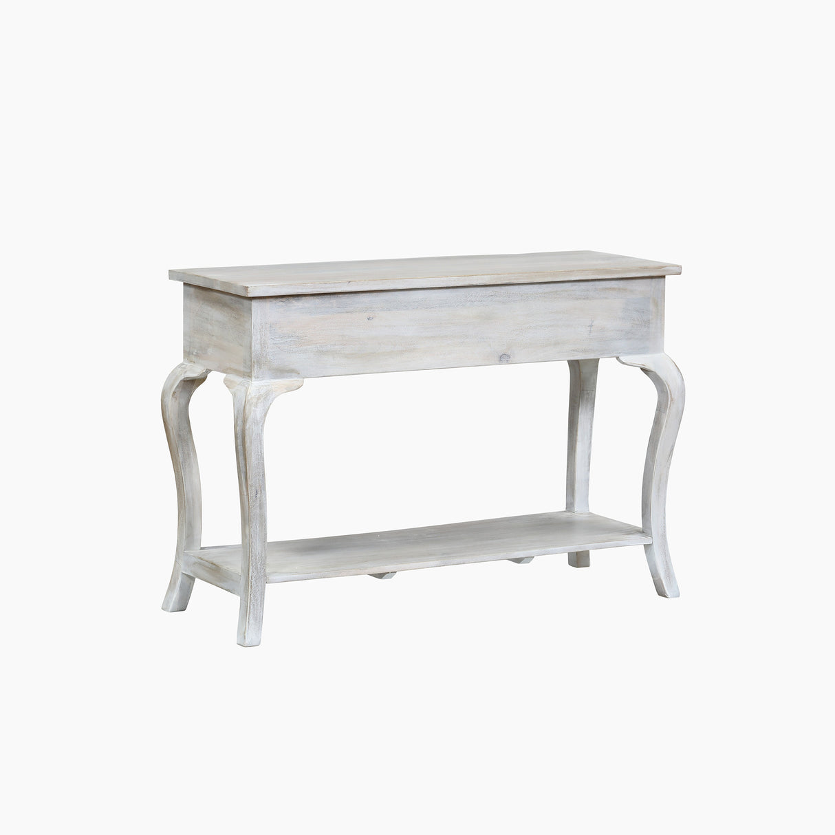 Sally Cottage Style Two Drawer Wooden Console Table