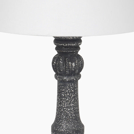 Adeline Black Wooden Table Lamp