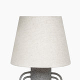 Dale Textured Grey Metal Table Lamp