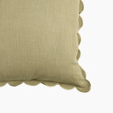 Elsie Cotton-Linen Olive Green Cushion