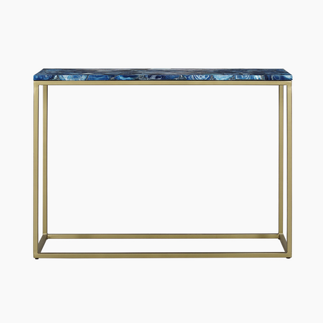 Moss Agate Console Table