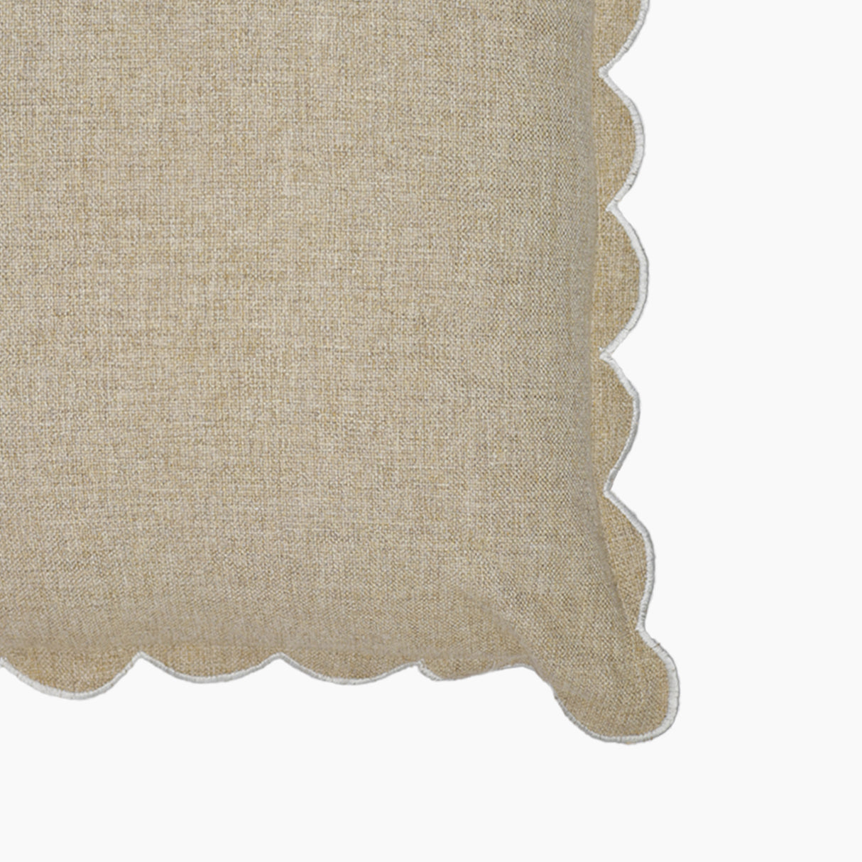 Elsie Cotton-Linen Beige Cushion