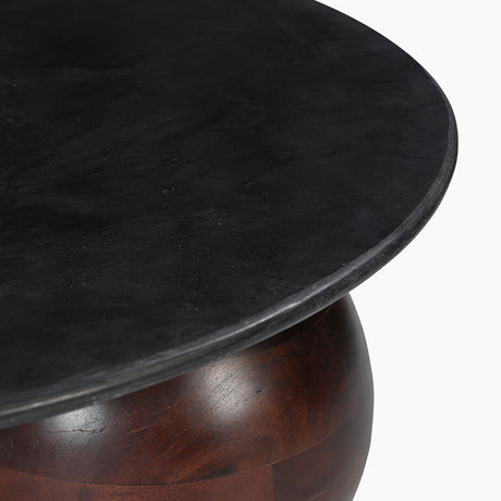 Chloe Black Marble Top Coffee Table