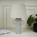 Dale Textured Grey Metal Table Lamp