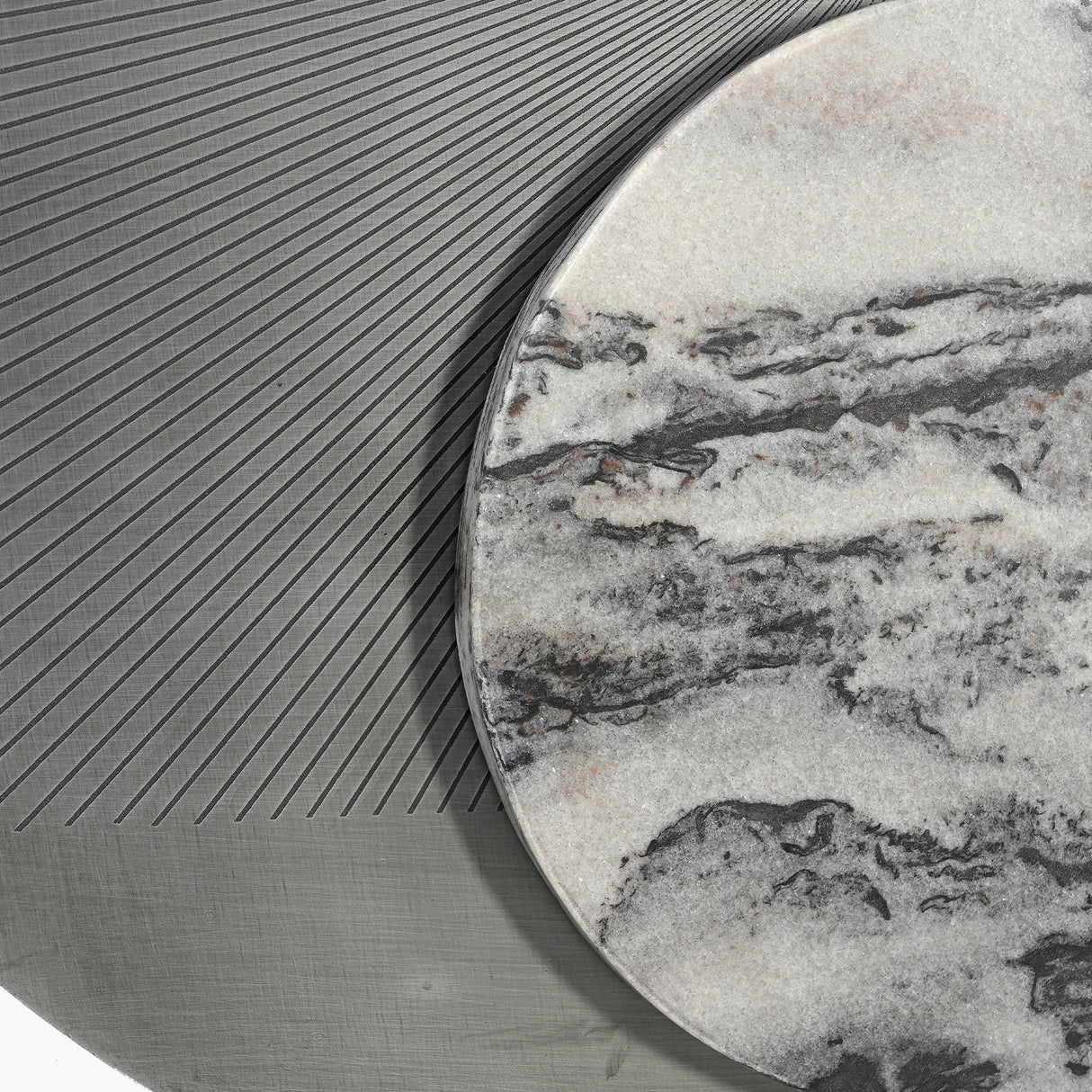 Rayen Iron Wall Panel With Marble Inlay (Set of 3)