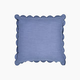 Elsie Cotton-Linen Blue Cushion