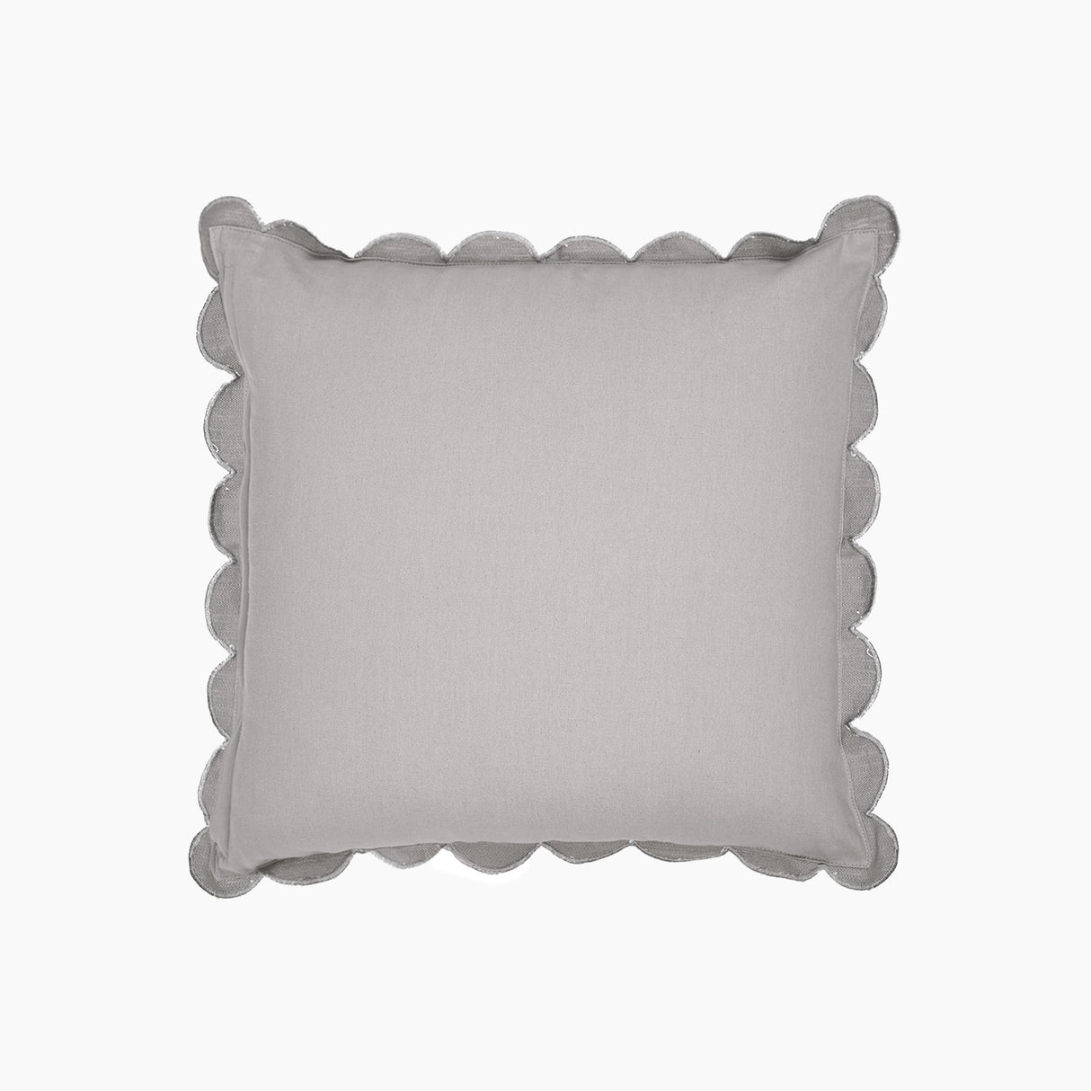 Elsie Cotton-Linen Grey Cushion