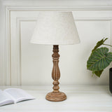 Patricia Brown Wooden Table Lamp