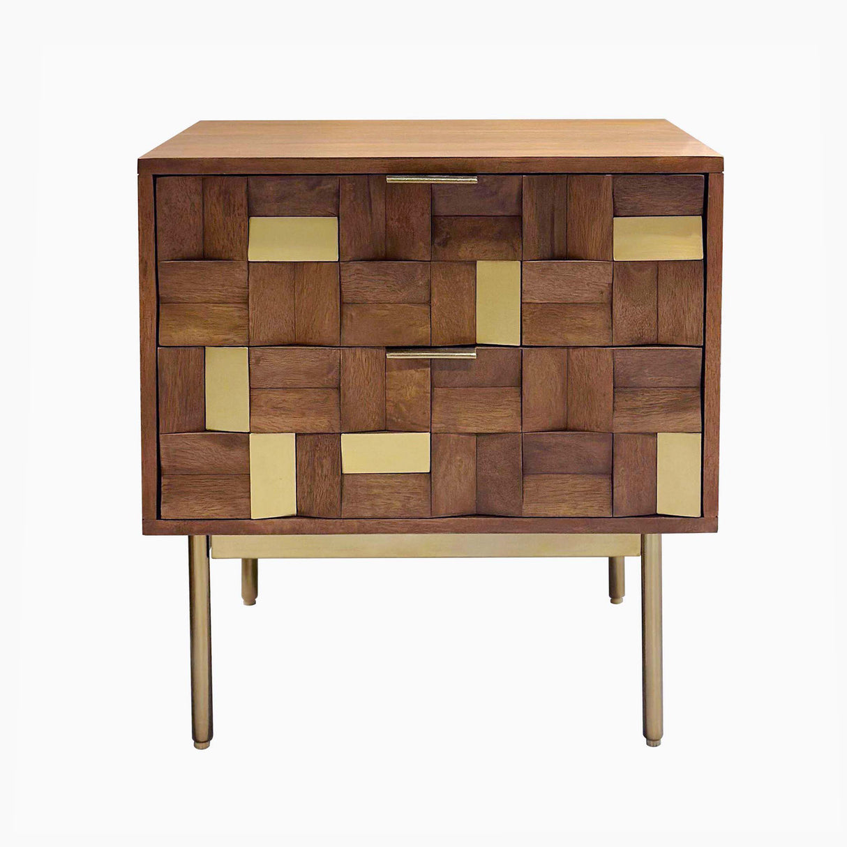 Lester Two Drawer Side Table