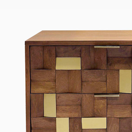 Lester Two Drawer Side Table