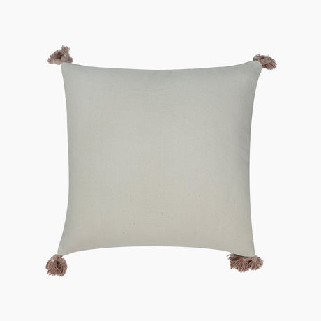 Beige Haven Chenille-Cotton Cushion