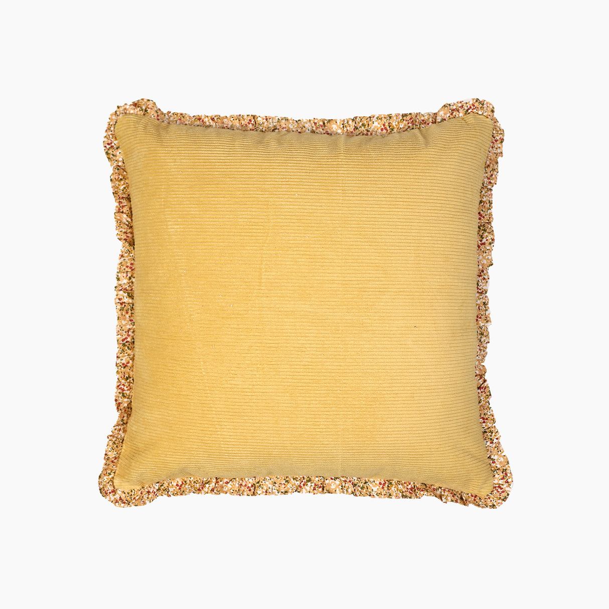 Agatha Cotton Yellow Cushion