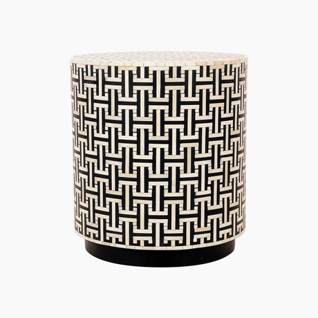 Ada Bone Inlay End Table