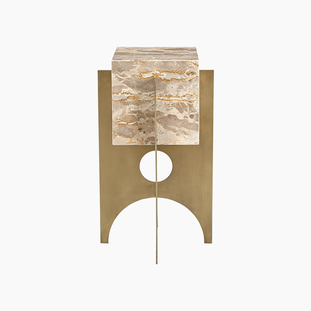 Ivara Marble Top End Table