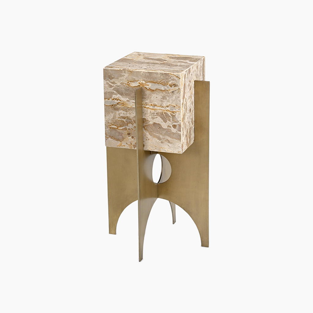 Ivara Marble Top End Table