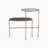 Niam Mixed Material End Table