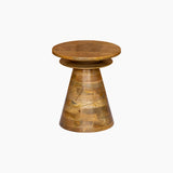 Novo Conical Mango Wood End Table