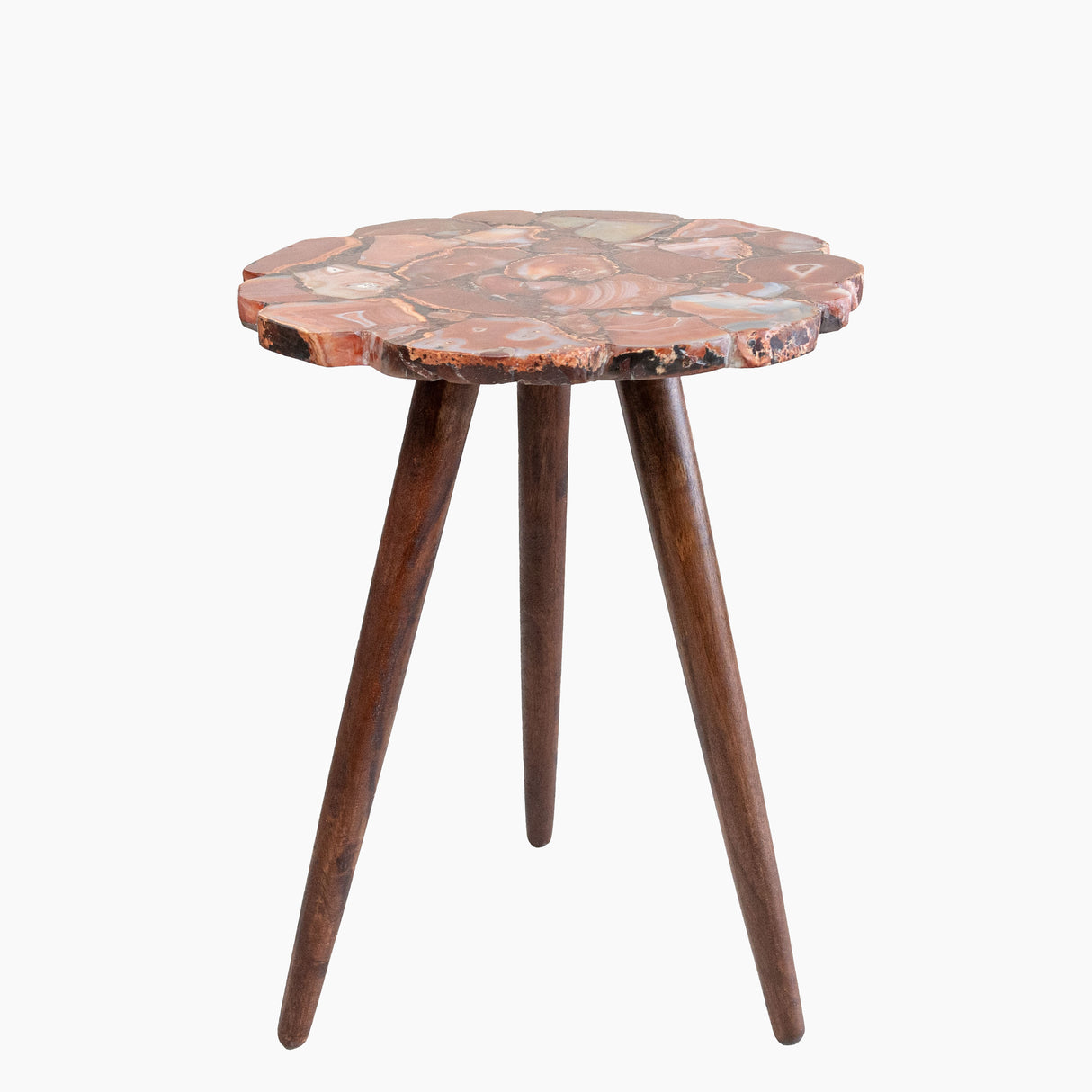 Myra Red Agate End Table