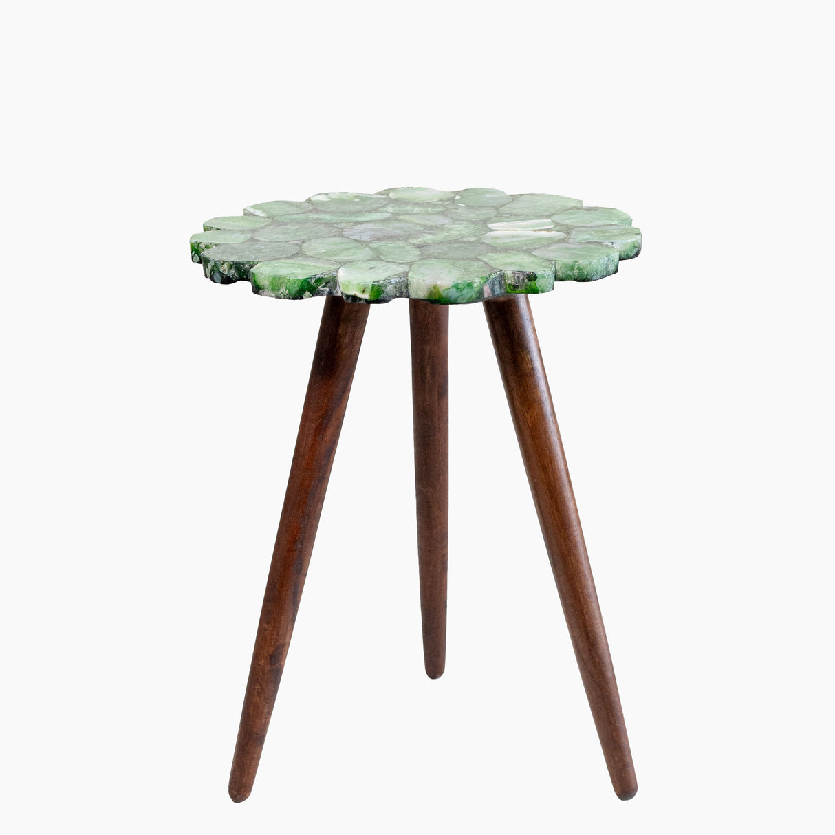 Myra Green Agate End Table