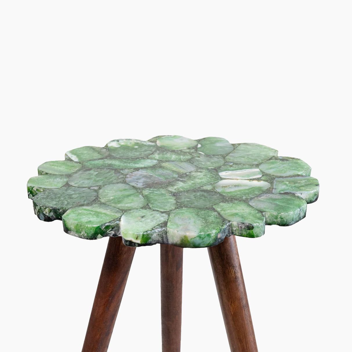 Myra Green Agate End Table