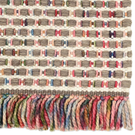 Mayan Handwoven Wool Dhurrie Brown