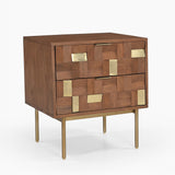 Lester Two Drawer Side Table