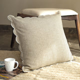 Elsie Cotton-Linen Beige Cushion